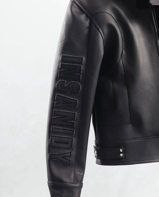 Insanidy Biker Pad Leather Jacket - Insanidy